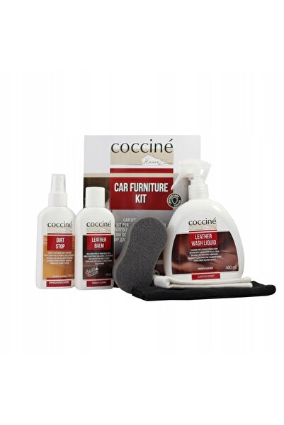 Coccine Kit de îngrijire pentru interiorul mașinii, pentru tapițerie din piel...
