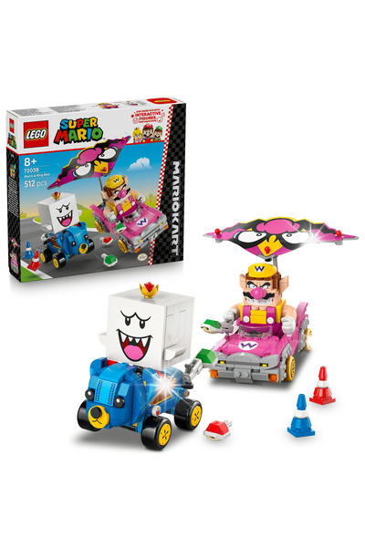 LegoPazar Lego Super Mario 72038 Mario Kart - Wario și King Boo
