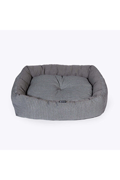 Danish Design Rustic Stripes Grey Snuggle Dog Bed