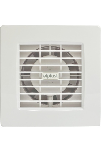NO BRAND Ventilator de perete standard Elplast Atol Ø100mm 100m³/h cu lagăre ...