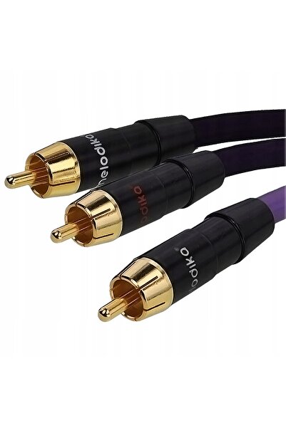 Melodika Cablu pentru Subwoofer Tip Y Cinch 2xRCA-RCA Mdswy40 - 4m