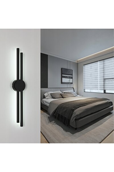 NO BRAND Aplică LED de perete 17W 58cm, Alb Rece 6500K - Ideală pentru Dormit...