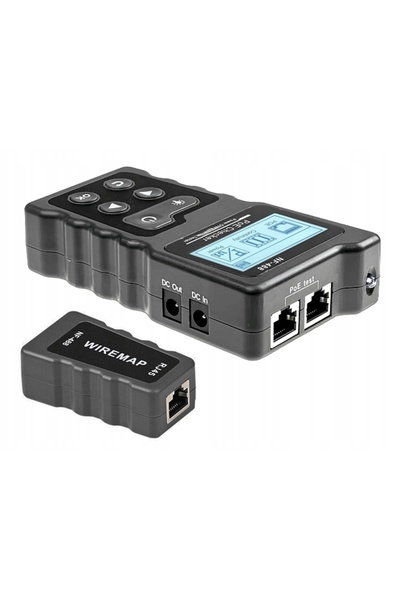 NO BRAND Tester de cablu de rețea Noyafa Nf-488 Rj45 - Afișaj LCD, Suport PoE