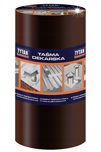 NO BRAND Bandă bituminosă Rs Tytan Professional, 30cm X 10m, Maro, tip Decar