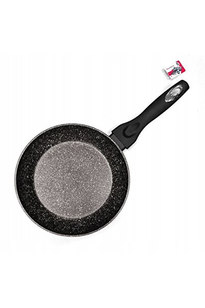 NO BRAND Tigaie din granit și marmură de 24 cm cu capac