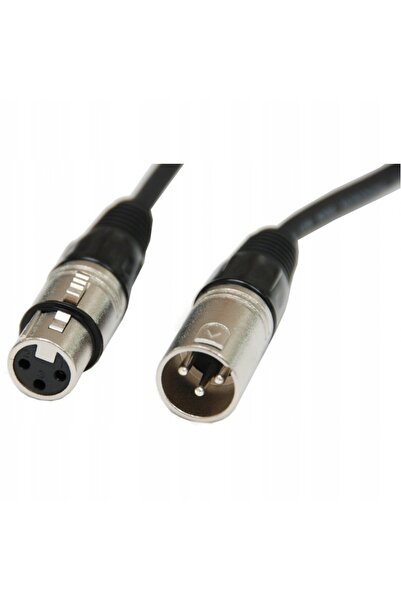 NO BRAND Cablu XLR 20m pentru microfon, mufă și priză, ecranat metalic