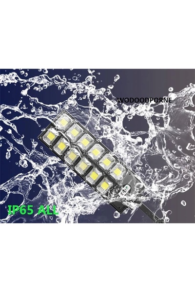 NO BRAND Lampă solară / Lampă cu 504 LED-uri cu senzor de mișcare și senzor d...