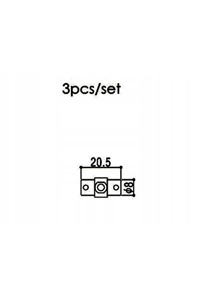 NO BRAND Set de șei Gotoh Sw3 (Alamă)