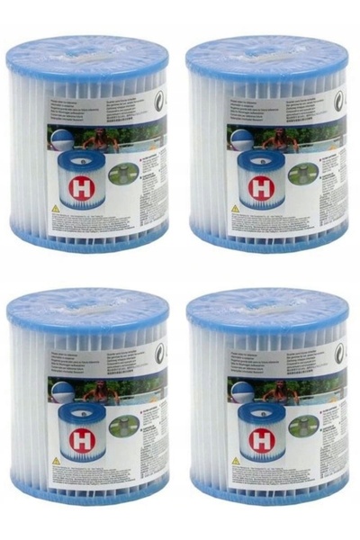 NO BRAND 4 filtre pentru cartușul filtrului pompei de piscină Intex Tip H 29007