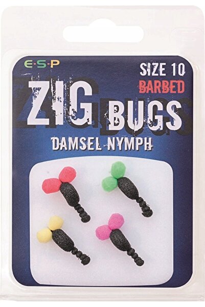 NO BRAND Prynety esp zig bugs damsel nymph no. 8 - 4 bucăți