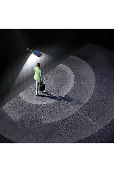 NO BRAND Lampă stradală solară 120 LED COB + telecomandă
