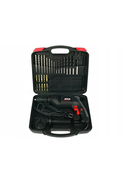 NO BRAND 850w 1021 Skil mașină de găurit cu percuție în valiză + 26 burghie ș...