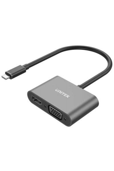 Unitek Adaptor USB-C la HDMI, Convertor VGA