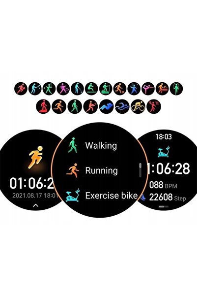 NO BRAND Smartwatch Bestphone BF2 auriu