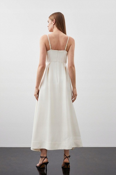 NO BRAND Rochie furou Karen Millen, crem, midi, evazată, 36