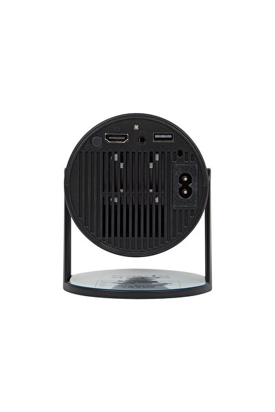 NO BRAND Proiector LED mini proiector Android Smart TV 4K cinema negru