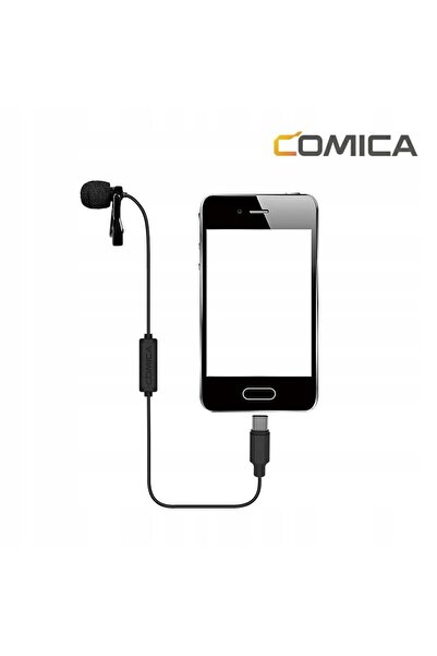 NO BRAND Comica Cvm-V01Sp Uc Microfon lavalieră USB-C pentru Android 2.5m