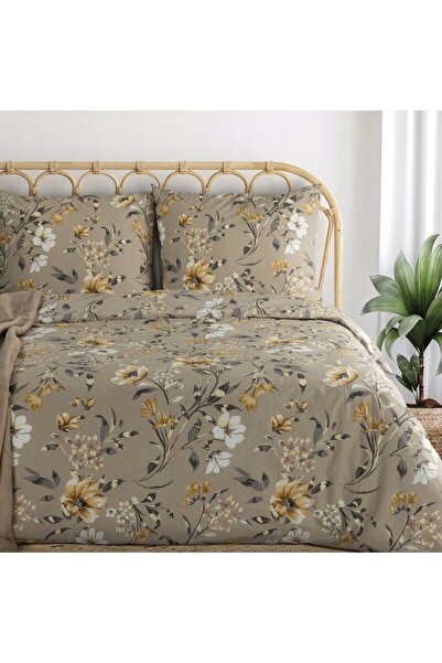 NO BRAND Lenjerie de pat din bumbac florală 160X200 Emy 100% Bumbac Eurofirany