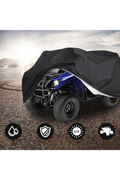 NO BRAND Husă Moro Quada Plandeka ATV Neagră Yamaha Cf Moto Can XXXL