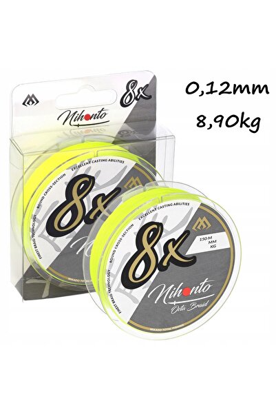 Mikado PLECIONKA NIHONTO OCTA BRAID 150M FLUO 0.12mm GRA