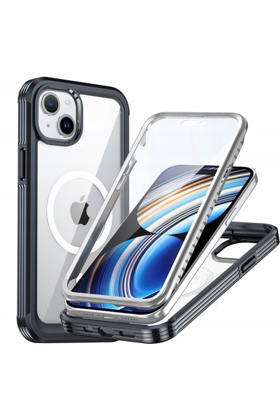 NO BRAND Husă Exoguard 360 °   Husă robustă tip armură MagSafe pentru iPhone ...