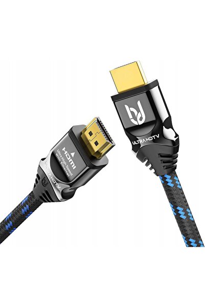 NO BRAND Cablu HDMI 2.1 Ultra HDTV Oplot 1m 48Gb/s pentru 8K@60Hz și 4K@120Hz
