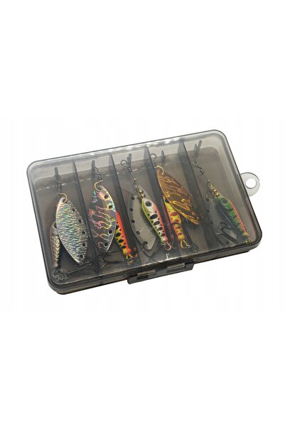 NO BRAND Kit de năluci rotative tip spinner, 5 bucăți, 8cm / 9g, pentru spinning