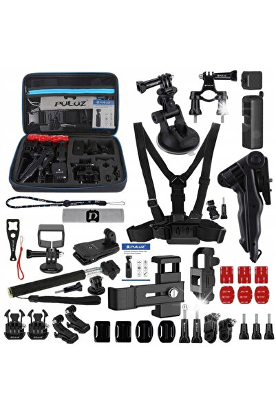 PULUZ Set de accesorii cu suporturi de prindere și selfie stick pentru cameră...