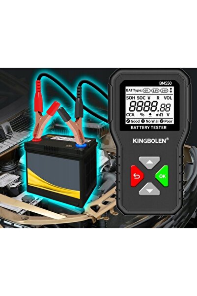 NO BRAND Tester baterii auto 6V 12V 24V Kingbolen Bm550