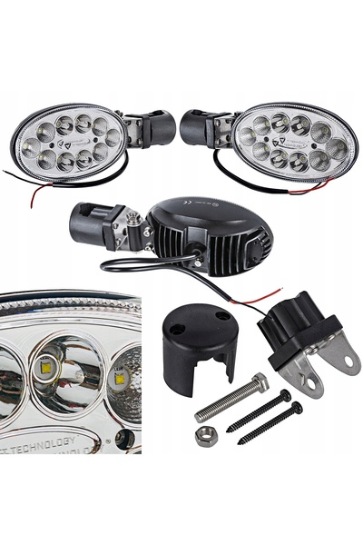 NO BRAND Lampă de lucru tip proiector cu halogen TT TECHNOLOGY 10xLED 3800lm