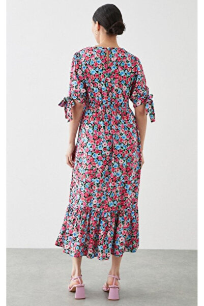 NO BRAND Rochie midi Dorothy Perkins cu imprimeu floral multicolor, mărimea 42