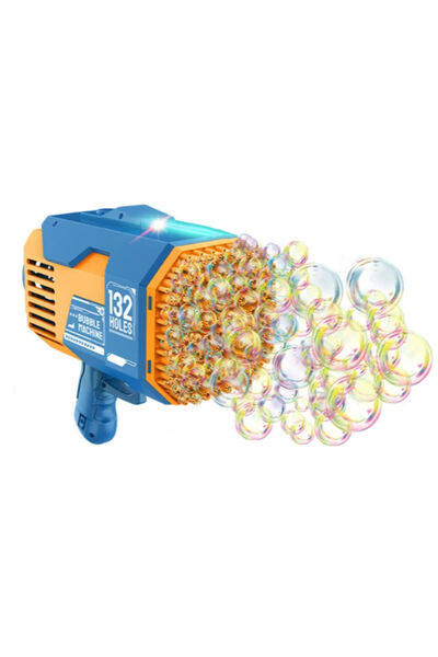 NO BRAND Pistol de bule de săpun + Lichid pentru bule 132 Automat Bazooka