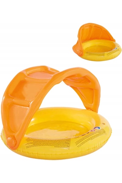 NO BRAND Piscine gonflabile pentru copii cu parasolar, pentru vară.