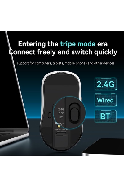 NO BRAND Mouse wireless Ajazz Aj159 Senzor optic