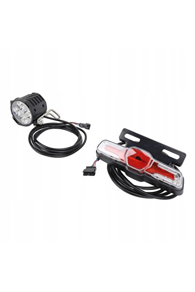 NO BRAND Kit de lumini LED pentru bicicletă electrică