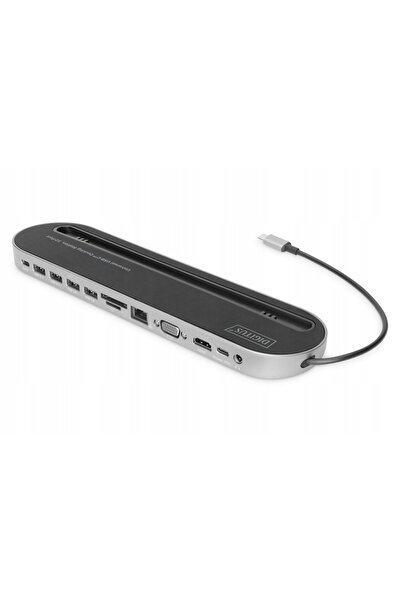 Digitusplus Digitus Da-70888 Stație de andocare USB Tip C cu 12 porturi RJ45