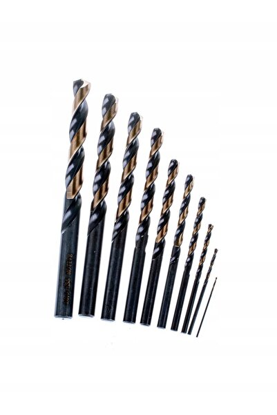 NO BRAND Set de burghie pentru metal HSS Motive 1-10mm
