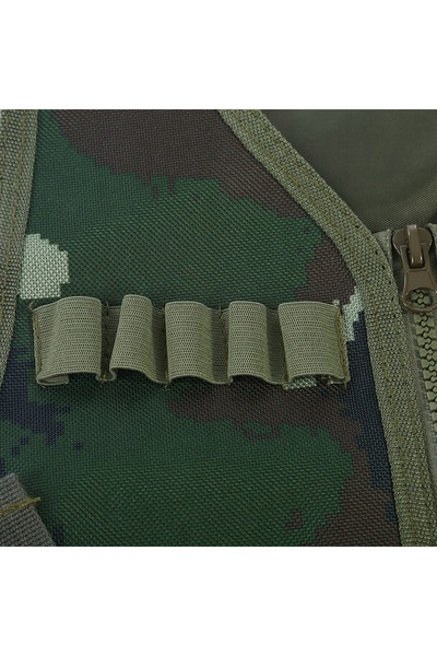 NO BRAND Vestă tactică respirabilă protectoare pentru copii, camuflaj junglă, S