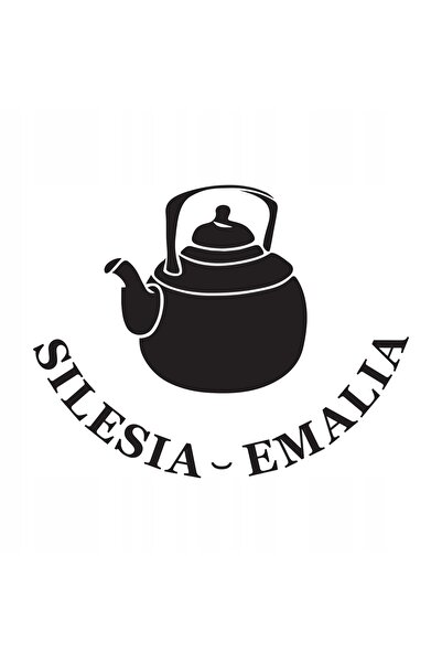 NO BRAND Oală emailată tradițională neagră marină cu capac 3L 18cm