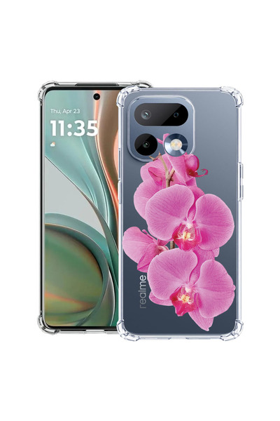 bestcase ®   Противоударен калъф Husa за Realme 16 Pro 5G, Флорален - Минимал...