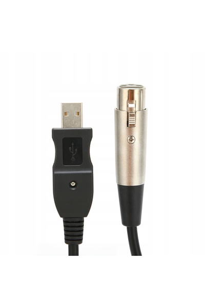 NO BRAND Cablu adaptor USB tată la XLR mamă 3 metri