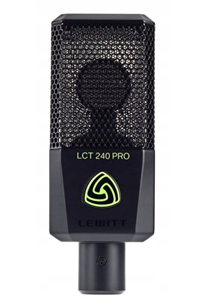 NO BRAND Microfon Lewitt Lct 240 Pro Negru Capacitiv de Studio Multi-Membrană