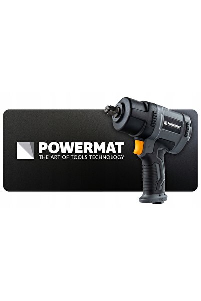 Powermat Cheie de impact pneumatică de 1560 Nm, unealtă de atelier, cu antren...