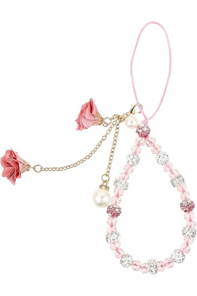 Generic Cell Phone Straps, Creative Crystal Flower Pendant Phone Charm, Non-S...