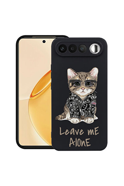 bestcase ®   Калъф Husa TPU Ултра тънък за Realme 16, Котка Оставете ме на ми...