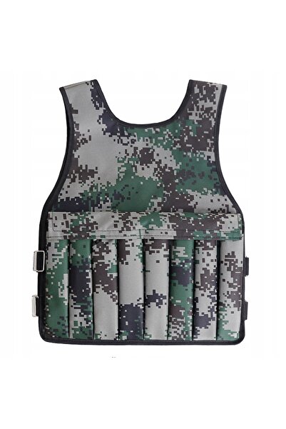 NO BRAND Vestă lestată de 20 kg, reglabilă, pentru antrenament, slăbit și ale...