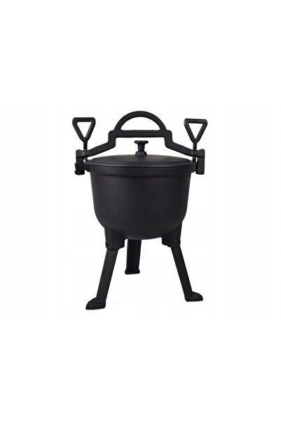 NO BRAND Ceainic din fontă Landmann 8L Model 14213 Picioare detașabile din fontă