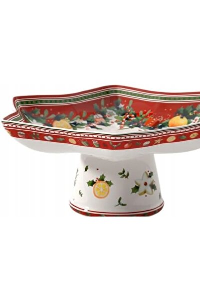 NO BRAND Decorațiune de Crăciun din porțelan, stea, decorațiune de masă, stan...