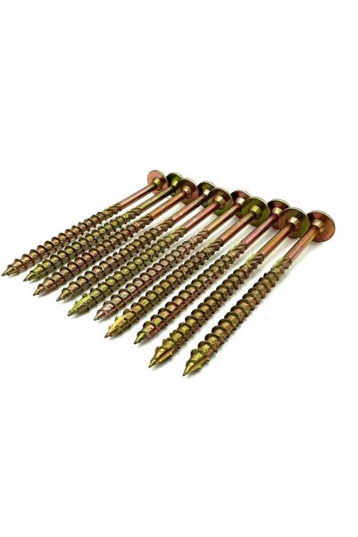 NO BRAND Șurubelnițe pentru lemn 10X220, șuruburi Torx cu cap plat pentru spă...