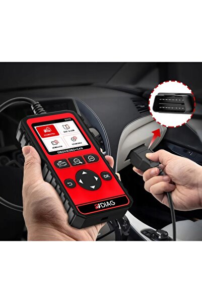 NO BRAND Interfață de diagnosticare computer OBD 2 Tester scanner universal J...